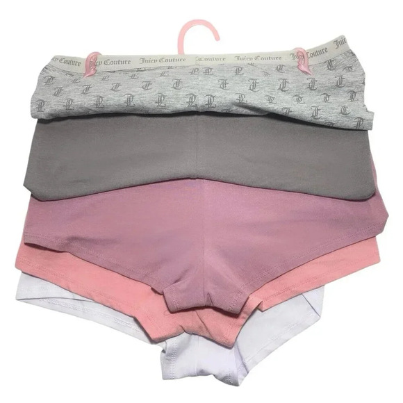 Juicy Couture Logo 5 Pair Women’s Underwear Set size XL - Picture 5 of 6